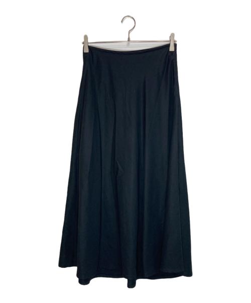 yohji yamamoto+noir（ヨウジヤマモトプリュスノアール）yohji yamamoto+Noir (ヨウジヤマモトプリュスノアール) フレアロングスカート ブラック サイズ:4の古着・服飾アイテム