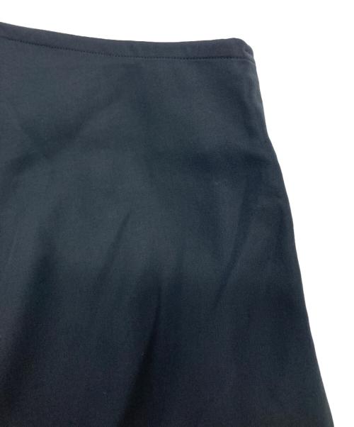 yohji yamamoto+noir（ヨウジヤマモトプリュスノアール）yohji yamamoto+Noir (ヨウジヤマモトプリュスノアール) フレアロングスカート ブラック サイズ:4の古着・服飾アイテム