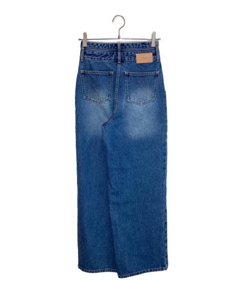 senee（セニー）SENEE (セニー) layered wide straight denim インディゴ サイズ:Ⅿの古着・服飾アイテム