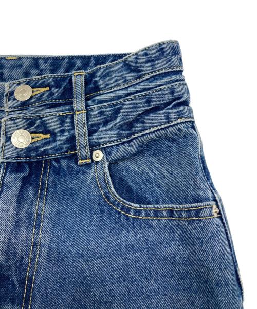 senee（セニー）SENEE (セニー) layered wide straight denim インディゴ サイズ:Ⅿの古着・服飾アイテム