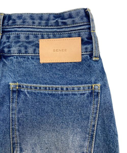 senee（セニー）SENEE (セニー) layered wide straight denim インディゴ サイズ:Ⅿの古着・服飾アイテム