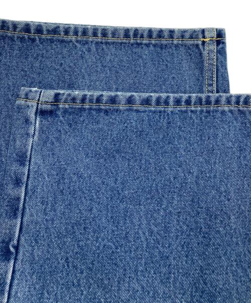 senee（セニー）SENEE (セニー) layered wide straight denim インディゴ サイズ:Ⅿの古着・服飾アイテム