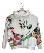Desigual×DISNEYデシグアル×ディズニー）の古着「ミッキーマウス オーバーサイズフーディ」｜ホワイト