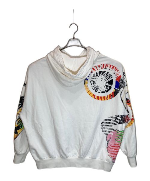 Desigual（デシグアル）Desigual (デシグアル) Disney (ディズニー) ミッキーマウス オーバーサイズフーディ ホワイト サイズ:Ⅿの古着・服飾アイテム