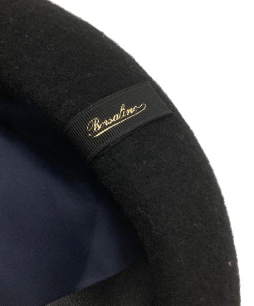 BORSALINO（ボルサリーノ）BORSALINO (ボルサリーノ) ウールベレー帽 ブラックの古着・服飾アイテム