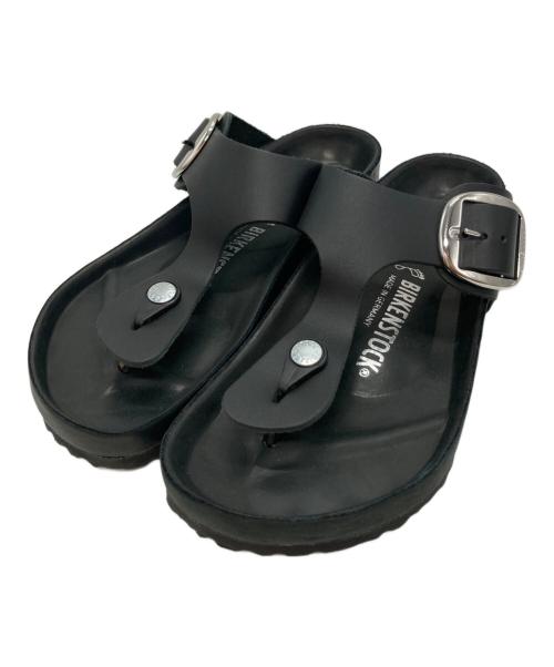 BIRKENSTOCK（ビルケンシュトック）BIRKENSTOCK (ビルケンシュトック) Gizeh Big Buckle ブラック サイズ:24cmの古着・服飾アイテム