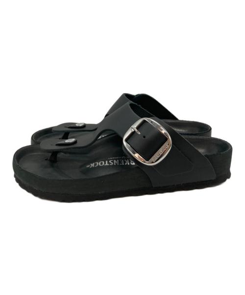 BIRKENSTOCK（ビルケンシュトック）BIRKENSTOCK (ビルケンシュトック) Gizeh Big Buckle ブラック サイズ:24cmの古着・服飾アイテム