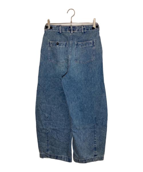 kha:ki（カーキ）kha:ki (カーキ) OVAL WIDE TROUSERS インディゴ サイズ:2の古着・服飾アイテム