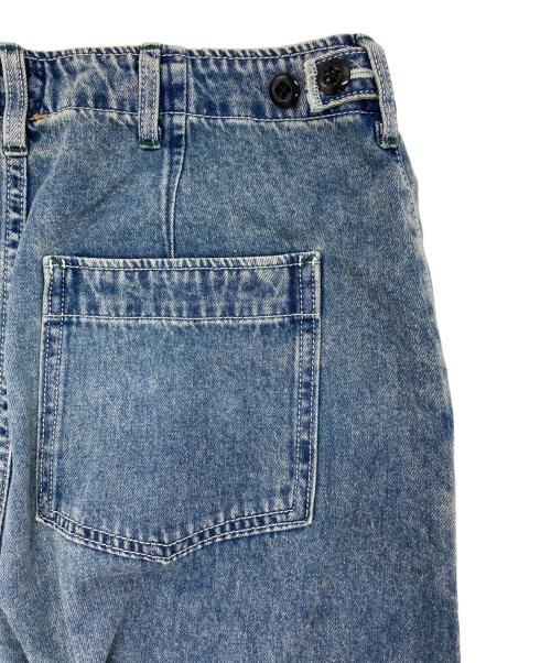 kha:ki（カーキ）kha:ki (カーキ) OVAL WIDE TROUSERS インディゴ サイズ:2の古着・服飾アイテム