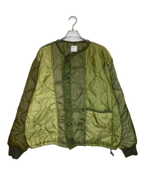 oddment（オッドメント）oddment (オッドメント) キルティングライナージャケット グリーン サイズ:SIZE Freeの古着・服飾アイテム