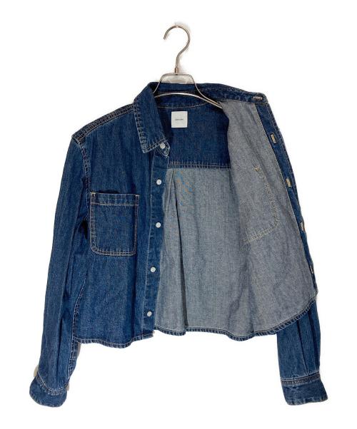 Spick and Span（スピック＆スパン）Spick and Span (スピック＆スパン) ショートデニムシャツ ブルー サイズ:SIZE Freeの古着・服飾アイテム