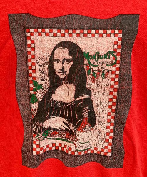 Hanes（ヘインズ）Hanes (ヘインズ) 90sプリントカットソー レッド サイズ:XLの古着・服飾アイテム