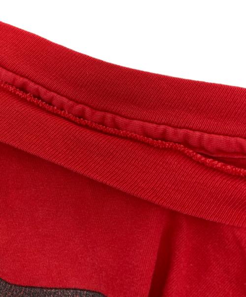 Hanes（ヘインズ）Hanes (ヘインズ) 90sプリントカットソー レッド サイズ:XLの古着・服飾アイテム