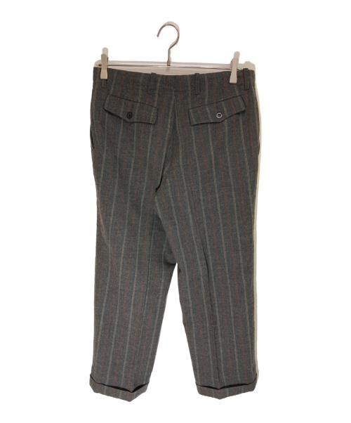 DRIES VAN NOTEN（ドリスヴァンノッテン）DRIES VAN NOTEN (ドリスヴァンノッテン) 90sストライプウールスラックス グレー サイズ:SIZE 48の古着・服飾アイテム
