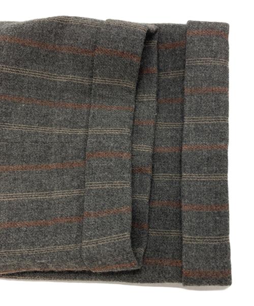 DRIES VAN NOTEN（ドリスヴァンノッテン）DRIES VAN NOTEN (ドリスヴァンノッテン) 90sストライプウールスラックス グレー サイズ:SIZE 48の古着・服飾アイテム