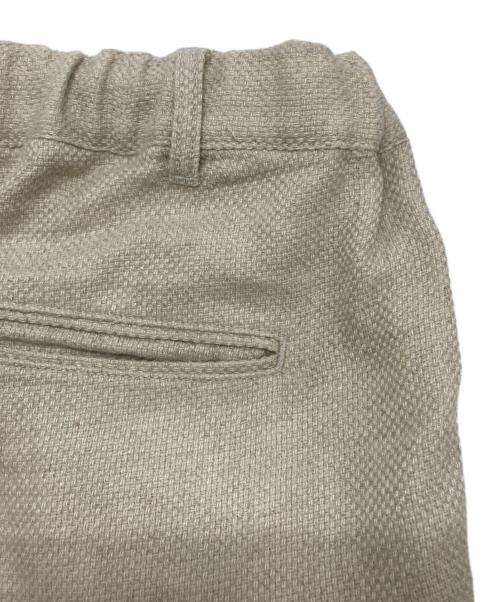 BEAMS PLUS（ビームスプラス）BEAMS PLUS (ビームスプラス) 2 Pleats Relax Trousers COTTON Linen ベージュ サイズ:Lの古着・服飾アイテム