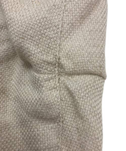 BEAMS PLUS（ビームスプラス）BEAMS PLUS (ビームスプラス) 2 Pleats Relax Trousers COTTON Linen ベージュ サイズ:Lの古着・服飾アイテム
