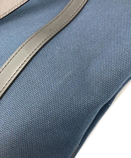 COACH（コーチ）COACH (コーチ) キャンバスレザートートバッグ ネイビー サイズ:-の古着・服飾アイテム
