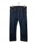 MOMOTARO JEANS桃太郎ジーンズ）の古着「銅丹レーベル 14.7oz特濃デニムタイトストレート」｜インディゴ