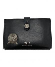 A.D.M.J.×ear PAPILLONNER（エーディーエムジェイ×イアパピヨネ）の古着「別注 MINIFLAT財布」｜ブラック