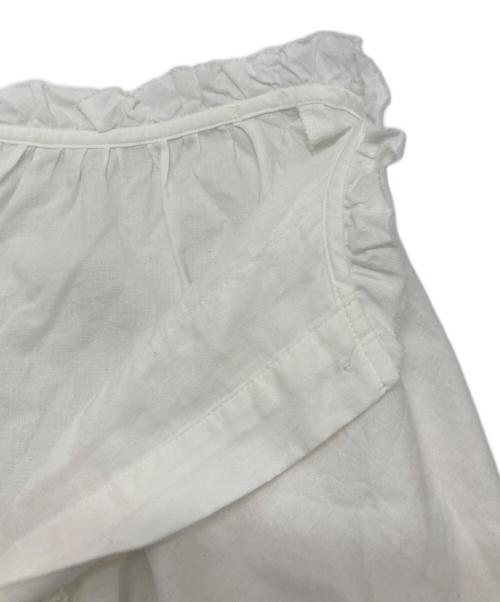 journal standard luxe（ジャーナルスタンダード ラックス）JOURNAL STANDARD LUXE (ジャーナルスタンダード ラックス) CLワッシャーフリルブラウス ホワイト サイズ:SIZE Freeの古着・服飾アイテム
