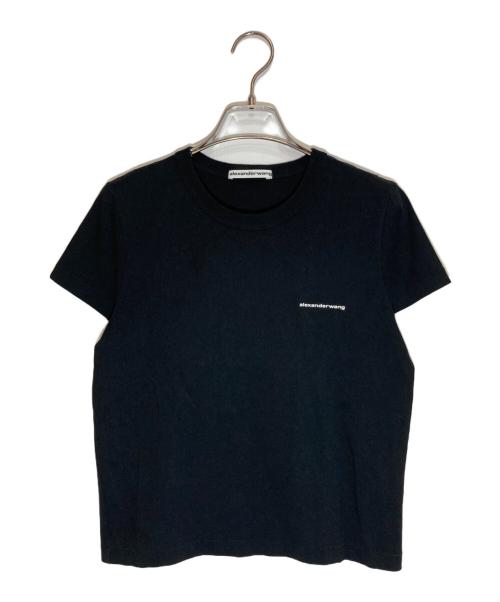 ALEXANDER WANG（アレキサンダー・ワン）ALEXANDER WANG (アレキサンダー・ワン) ロゴプリントTシャツ ブラック サイズ:XSの古着・服飾アイテム