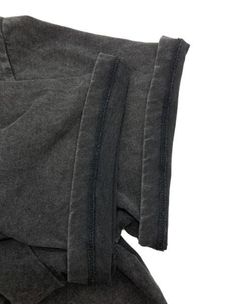 ALEXANDER WANG（アレキサンダー・ワン）ALEXANDER WANG (アレキサンダー・ワン) ロゴプリントクロップドTシャツ グレー サイズ:XSの古着・服飾アイテム