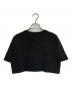 ALEXANDER WANG (アレキサンダー・ワン) ロゴプリントクロップドTシャツ グレー サイズ:XS：12000円