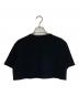 ALEXANDER WANG (アレキサンダー・ワン) ハイツイストクロップドTシャツ ブラック サイズ:XS：8000円