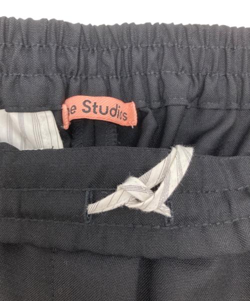 Acne studios（アクネ ストゥディオズ）ACNE STUDIOS (アクネ ストゥディオズ) ウールモヘアトラウザーズ ブラック サイズ:SIZE 34の古着・服飾アイテム