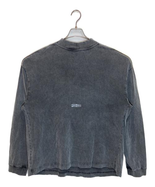 Acne studios（アクネ ストゥディオズ）ACNE STUDIOS (アクネ ストゥディオズ) リラックスラバーロゴTシャツ フェイデッドブラック サイズ:Sの古着・服飾アイテム