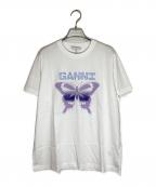 GANNIガニー）の古着「プリントTシャツ」｜ホワイト
