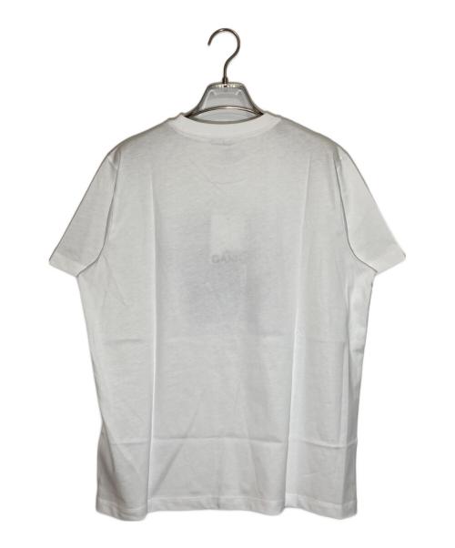 GANNI（ガニー）Ganni (ガニー) プリントTシャツ ホワイト サイズ:Sの古着・服飾アイテム