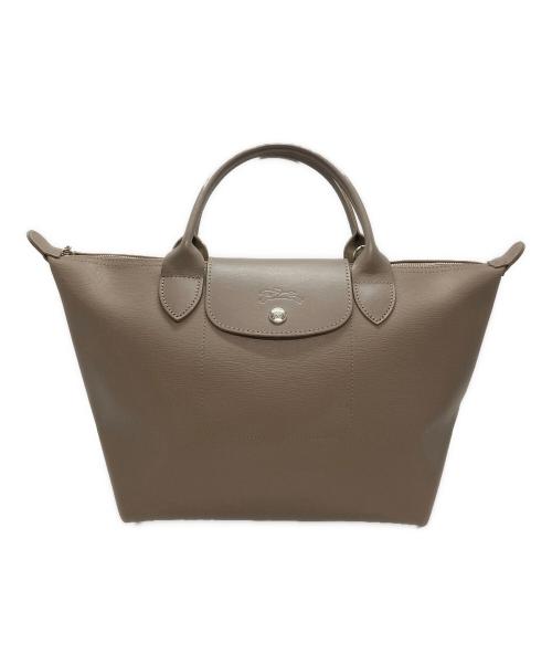 LONGCHAMP（ロンシャン）LONGCHAMP (ロンシャン) ルプリアージュ シティ トップハンドルバッグ ベージュ サイズ:-の古着・服飾アイテム