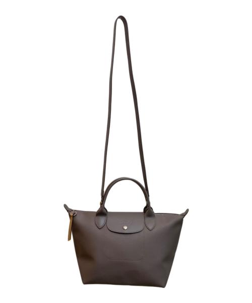 LONGCHAMP（ロンシャン）LONGCHAMP (ロンシャン) ルプリアージュ シティ トップハンドルバッグ ベージュ サイズ:-の古着・服飾アイテム