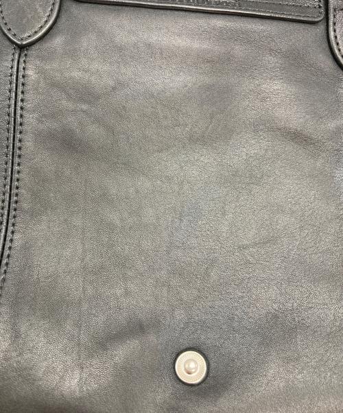 LONGCHAMP（ロンシャン）LONGCHAMP (ロンシャン) ル・プリアージュ キュイール 2WAYレザートートバッグ ブラック サイズ:-の古着・服飾アイテム