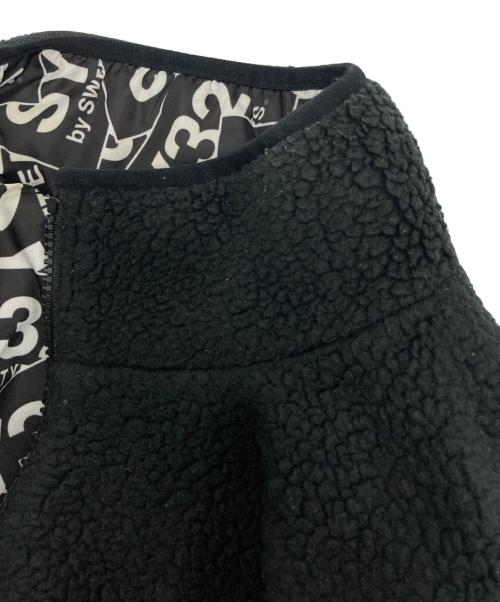 sy32 by sweet years（エスワイサーティトゥバイスィートイヤーズ）SY32 by SWEET YEARS (エスワイサーティトゥバイスィートイヤーズ) POLARTEC REVERSIBLE BR ブラック サイズ:XLの古着・服飾アイテム
