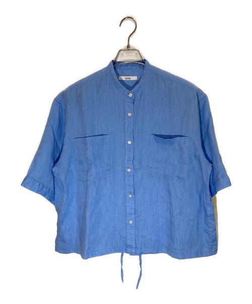 JOURNAL STANDARD relume（ジャーナルスタンダード レリューム）JOURNAL STANDARD relume (ジャーナルスタンダード レリューム) カラーリネンドロストシャツ ブルー サイズ:SIZE Freeの古着・服飾アイテム
