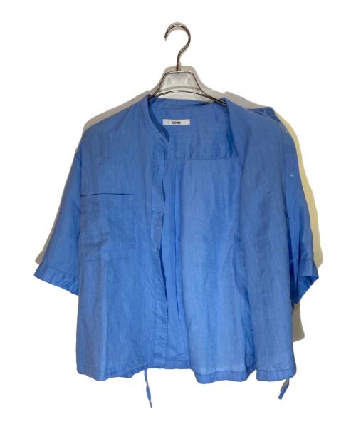 JOURNAL STANDARD relume（ジャーナルスタンダード レリューム）JOURNAL STANDARD relume (ジャーナルスタンダード レリューム) カラーリネンドロストシャツ ブルー サイズ:SIZE Freeの古着・服飾アイテム