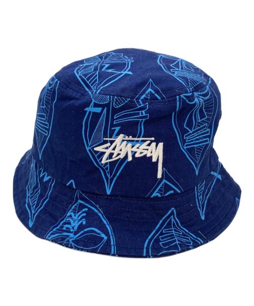 stussy（ステューシー）stussy (ステューシー) ZULU BUCKET HAT ブルー サイズ:-の古着・服飾アイテム