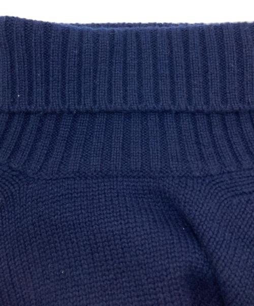 RING JACKET（リングジャケット）RING JACKET (リングジャケット) カシミヤタートルネックニット ネイビー サイズ:SIZE 48/Sの古着・服飾アイテム