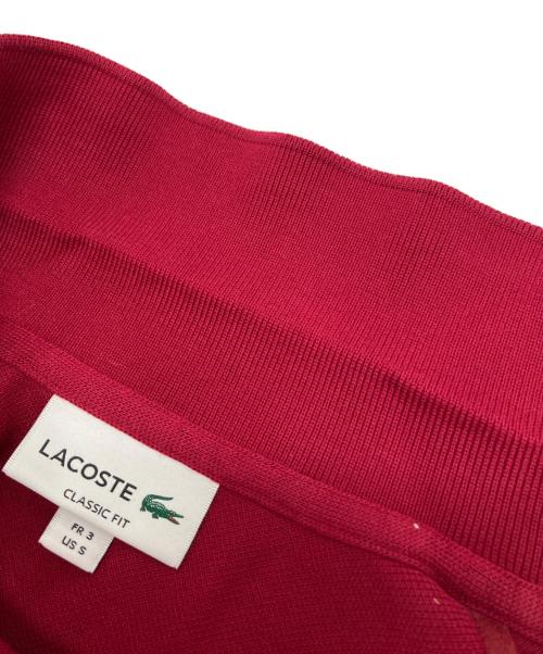 LACOSTE（ラコステ）LACOSTE (ラコステ) クラシックフィットポロシャツ ワインレッド サイズ:SIZE US Sの古着・服飾アイテム