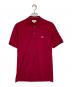 LACOSTE（ラコステ）の古着「クラシックフィットポロシャツ」｜ワインレッド