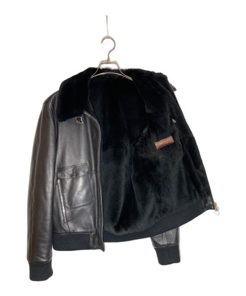 SERAPHIN（セラフィン）SERAPHIN (セラフィン) ラムレザージャケット ダークブラウン サイズ:SIZE 46の古着・服飾アイテム