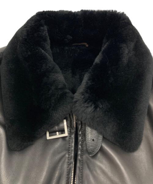 SERAPHIN（セラフィン）SERAPHIN (セラフィン) ラムレザージャケット ダークブラウン サイズ:SIZE 46の古着・服飾アイテム
