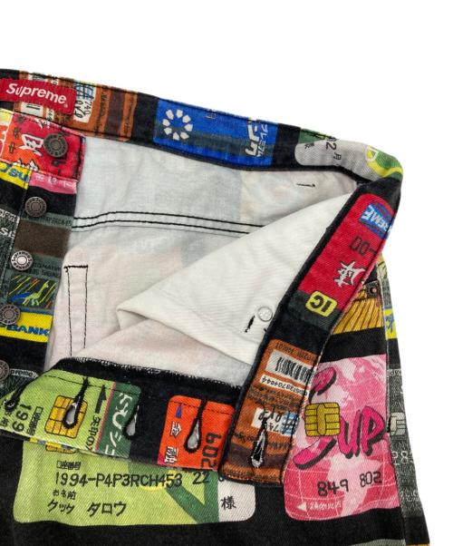 SUPREME（シュプリーム）Supreme (シュプリーム) Credit Cards Regular Jean マルチカラー サイズ:SIZE 36の古着・服飾アイテム