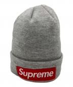 SUPREME×New Eraシュプリーム×ニューエラ）の古着「ボックスロゴビーニー」｜グレー