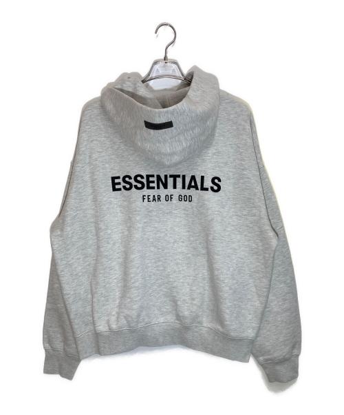 FOG ESSENTIALS（フィアオブゴッド エッセンシャル）FOG ESSENTIALS (フィアオブゴッド エッセンシャル) ロゴパーカー グレー サイズ:Ⅿの古着・服飾アイテム