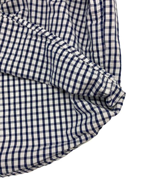 CAHLUMN（カウラム）CAHLUMN (カウラム) Magazine Pocket Broad Shirt ホワイト×ネイビー サイズ:Ⅿの古着・服飾アイテム