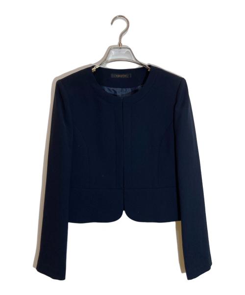 CARETTE（カレット）carette (カレット) フォーマルセットアップワンピース ネイビー サイズ:SIZE 9の古着・服飾アイテム